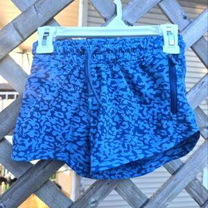 Athleta Girl's  Blue Camo Athletic Shorts